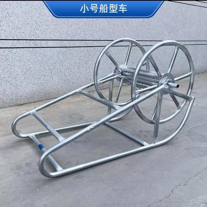 盘线架线绕线电缆轴放线收绳车蜗牛车防扭钢丝绳收放线支架船车
