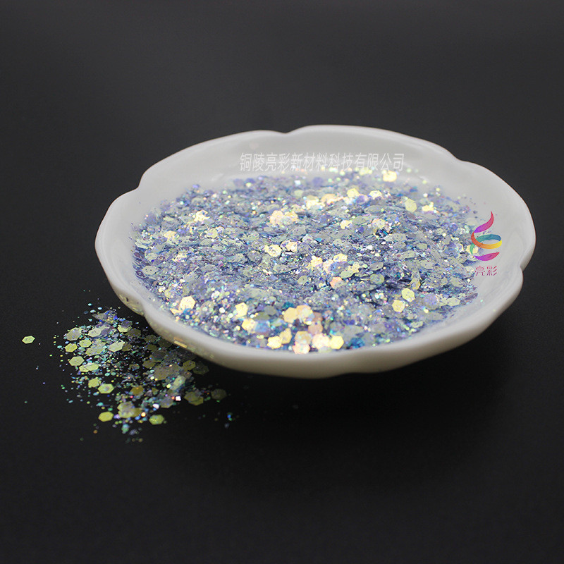 网红妖精之瞳混合亮片滴胶工艺品用混合渐变闪粉美甲闪粉亮片