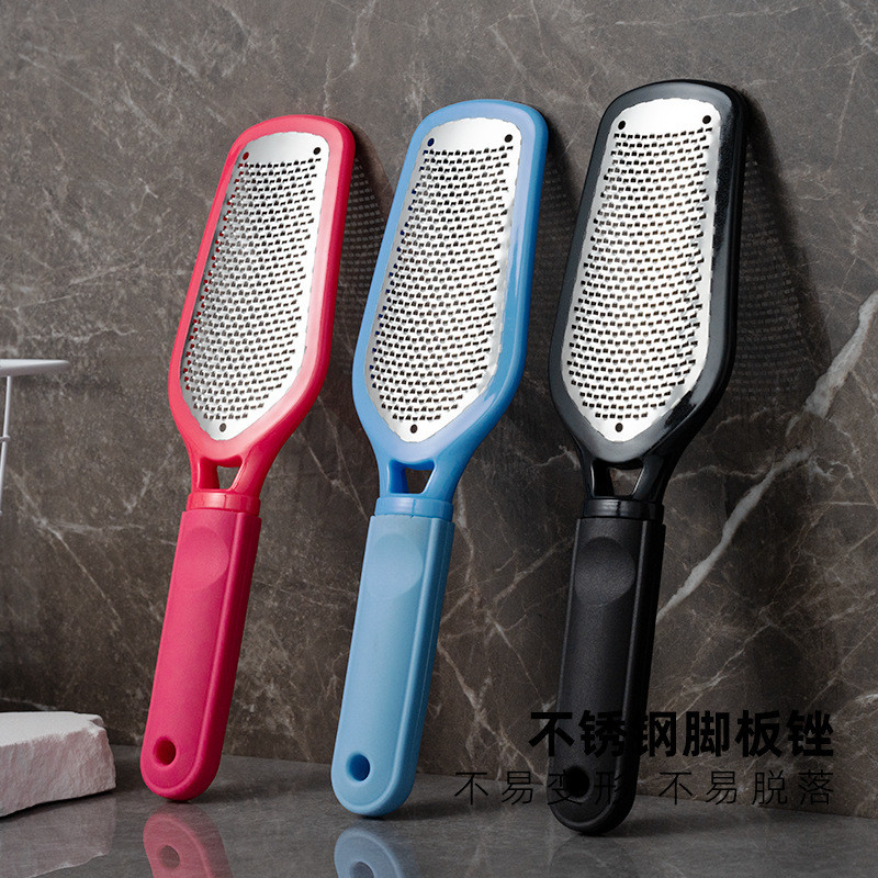 工厂现货去死皮磨脚器 磨脚石脚底锉 搓脚板新款304不锈钢脚板锉