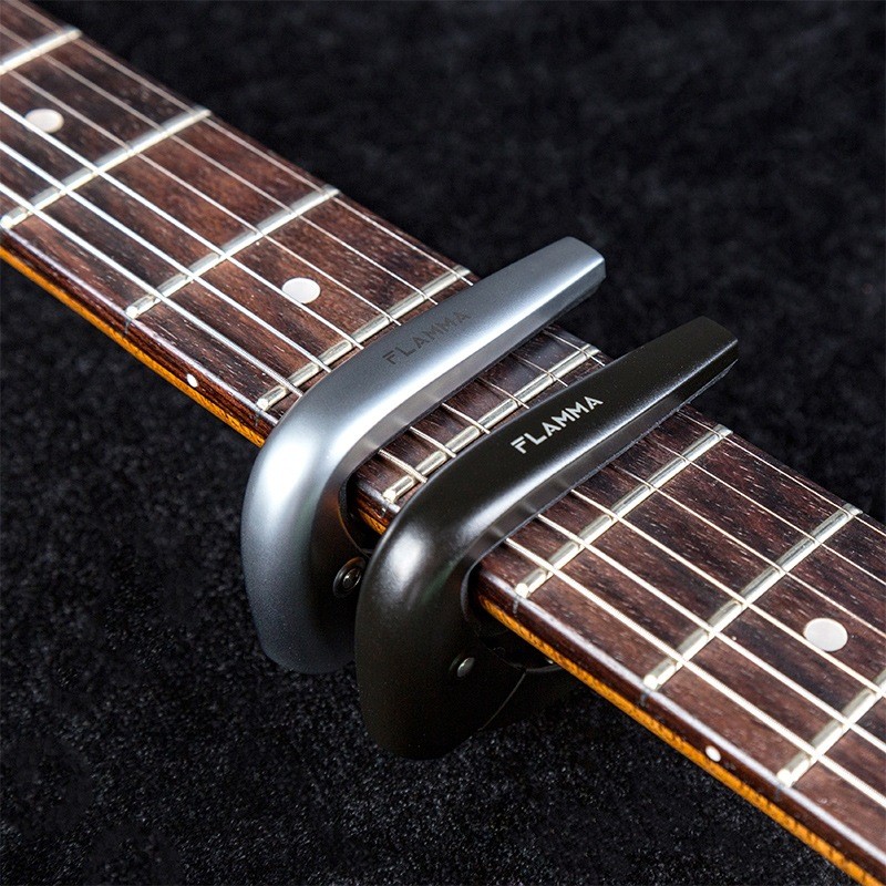 热销flamma变调夹民谣木吉他夹尤克里里变音古典男女通用高级金属