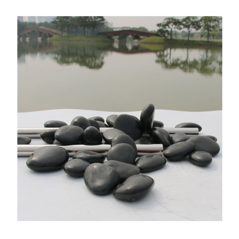 白石子厂家白色碎石卵石水洗石白石子盆栽铺面鱼缸造景用砾石