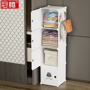 柜简约现代布衣柜 衣柜出租房用简易卧室家用小尺寸经济型单人组装