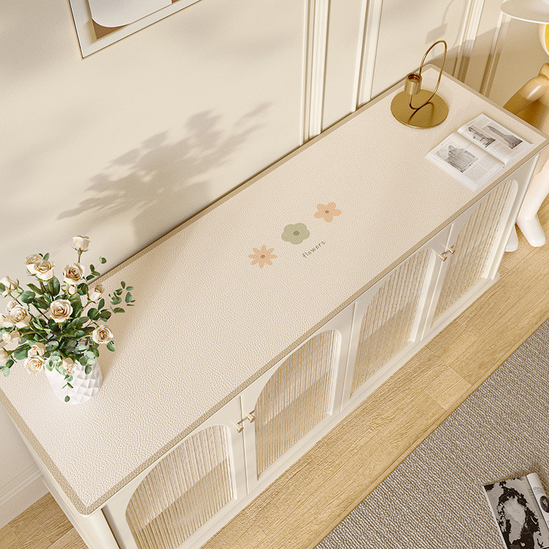 1pkn批发餐边柜桌布防水桌垫电视柜台面保护垫子鞋柜防脏垫玄关柜