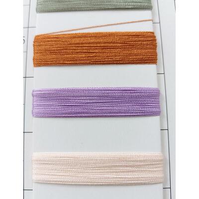 50支双股披肩捻双曲纱线曲珠春夏冰丝线高针织高品质色纱