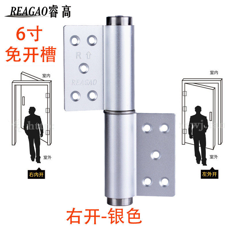 隐形门合页缓冲免开槽液压合页弹簧自动关门暗门自动回弹闭门器