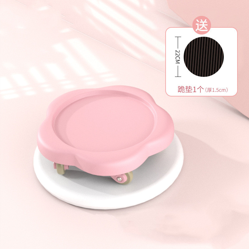 二代六轮盘滑健身静音练腹肌壶铃健腹划盘健腹轮家用运动器材