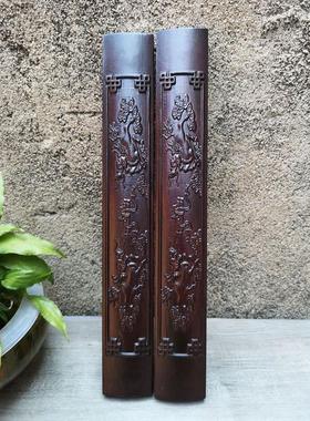 黑檀书法镇尺大镇纸实木文房摆件家居工艺木质礼品批发