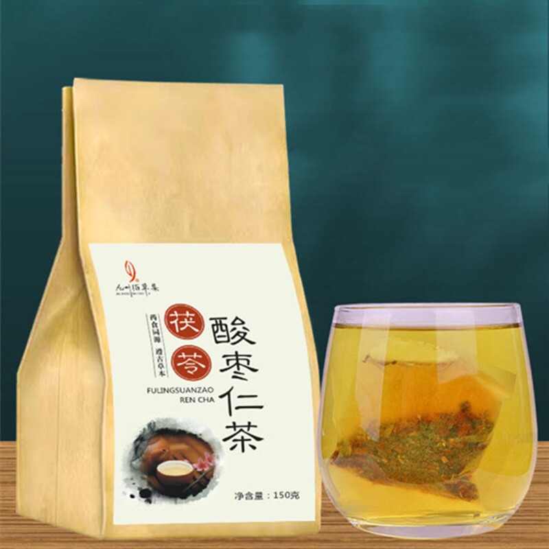 买1发2】买2发5茯苓酸枣仁茶5g*30包百合枸杞桑葚代用茶MQ