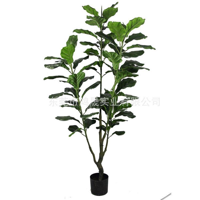 仿真琴叶榕新款家居批发商场酒店机场盆栽绿植绿化装饰摆件批发
