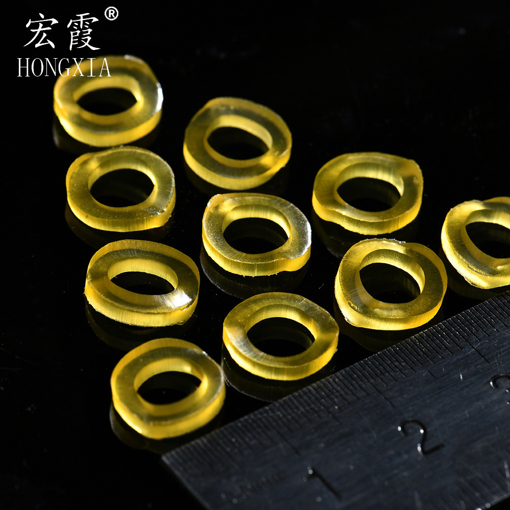 融化霞厂家直销黄色硅胶橡皮筋高弹力橡胶圈牛皮筋绑扎不宏耐高温