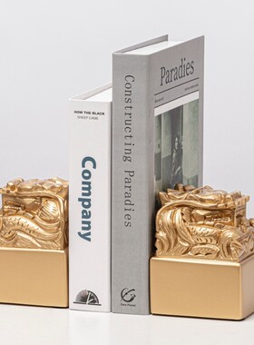 新中式镇纸创意玉玺摆件软装样板房售楼部书房禅意家居装饰品摆设