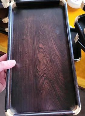 紫光檀托盘茶盘果盘独板托盘承盘文中式简约盘收纳托盘