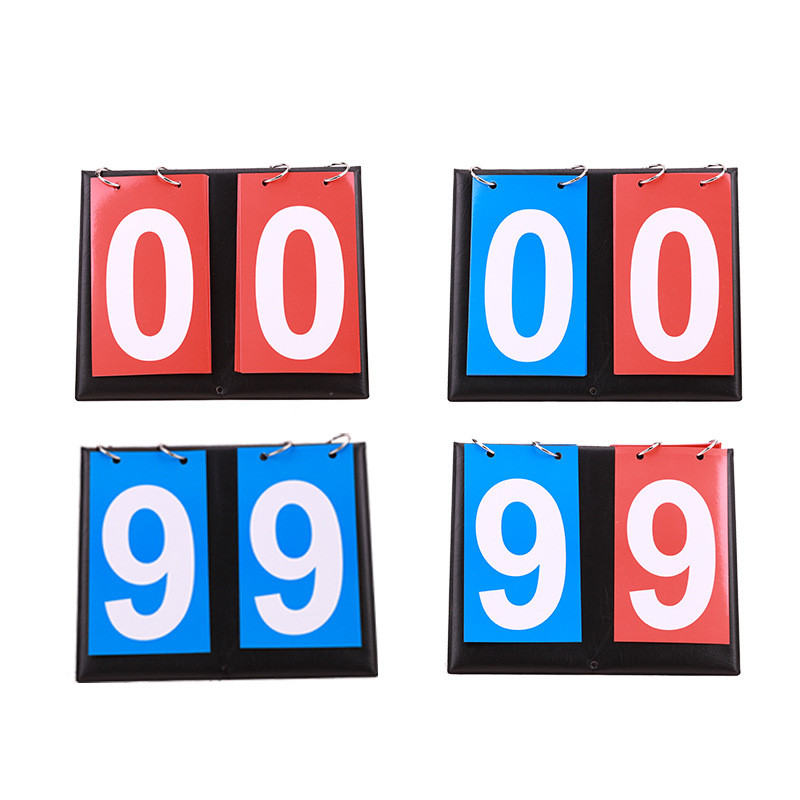 二位篮球记分牌翻分牌足球比赛计分倒计时二位竞赛双面数字翻分器