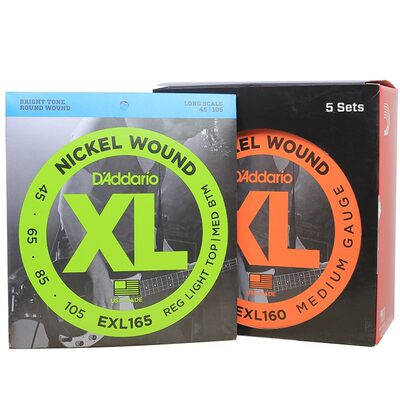 热销d'addario/达达里奥琴弦电贝司贝斯弦电弦exl16045-13050-135