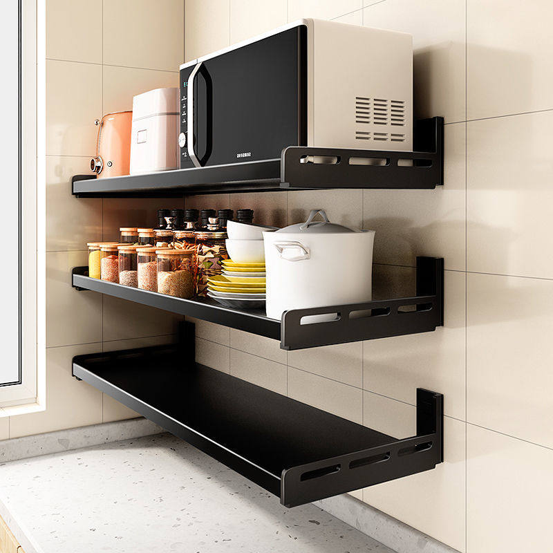 厨房微波炉置物架壁挂式不锈钢架子支免打孔墙上伸缩收纳烤箱挂架,办公设备/耗材/相关服务,3D打印机配件,淘宝优惠券,粉丝福利购,淘宝优惠卷