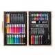 86木盒儿童画画套装 绘画笔学习用品小学生美术水彩笔蜡笔工具套装