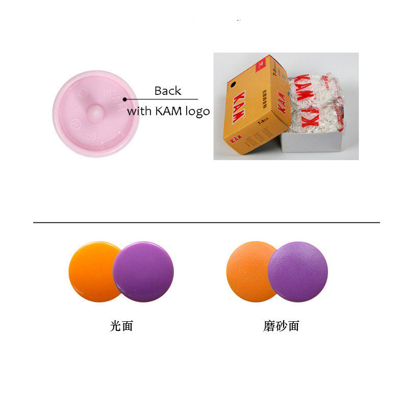 t8华联kam树脂四合扣塑料按纽扣文件袋批发爬服扣子60色现货宝宝