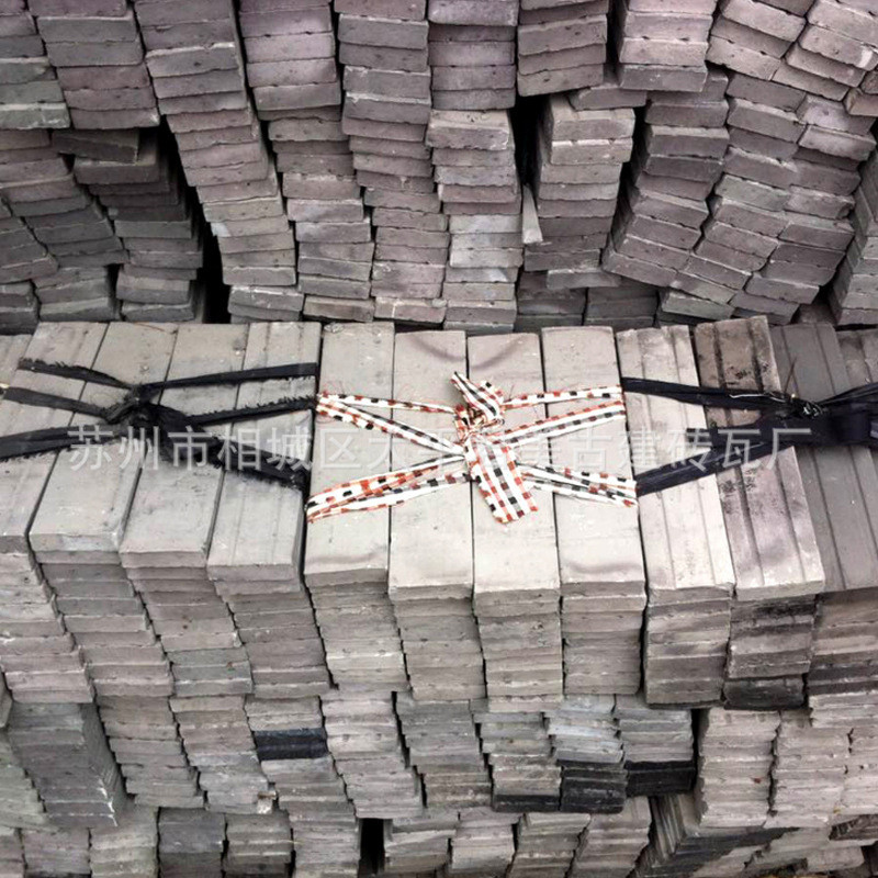 苏州厂家长期供应500x500x60方砖仿古粘土优质青砖青砖片