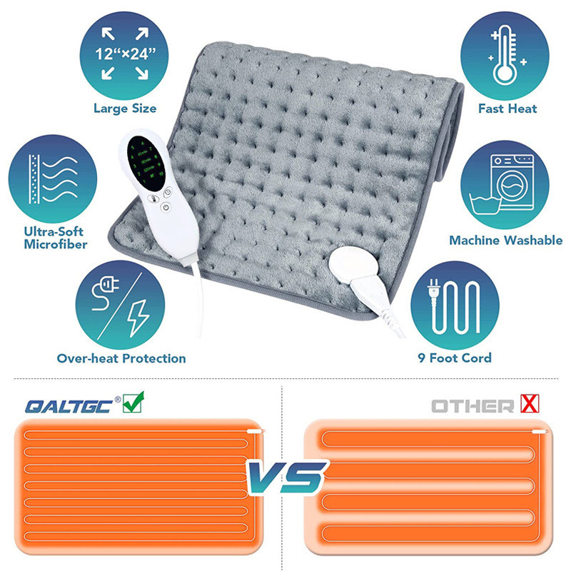 热销2024新款小跨境电热毯加热垫高温热敷发热垫多功能暖身毯加热