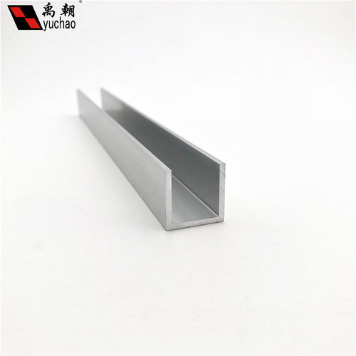 铝合金u型槽包边扣条20x20x2u形卡槽玻璃铝槽铝合金型材边框u槽铝