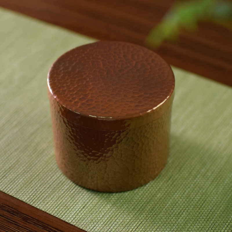 手工紫铜茶叶罐金属锤茶茶罐密封罐子便携小号纹仓茶具茶叶储存罐,厨房/烹饪用具,密封罐,淘宝优惠券,粉丝福利购,淘宝优惠卷