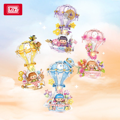 LOZ4111寻梦环游记热气球拼插组装小颗粒儿童女孩积木玩具批发