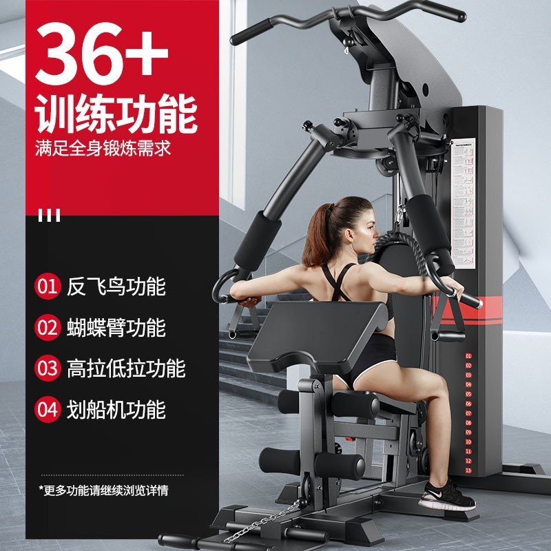 套装健身器材家用室内综合训练器组合健身房运动器械单人站