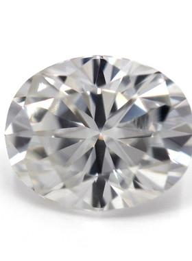 热销厂家直供蛋形d特莫桑钻vvs净度莫桑石异形白色裸石批发优白超