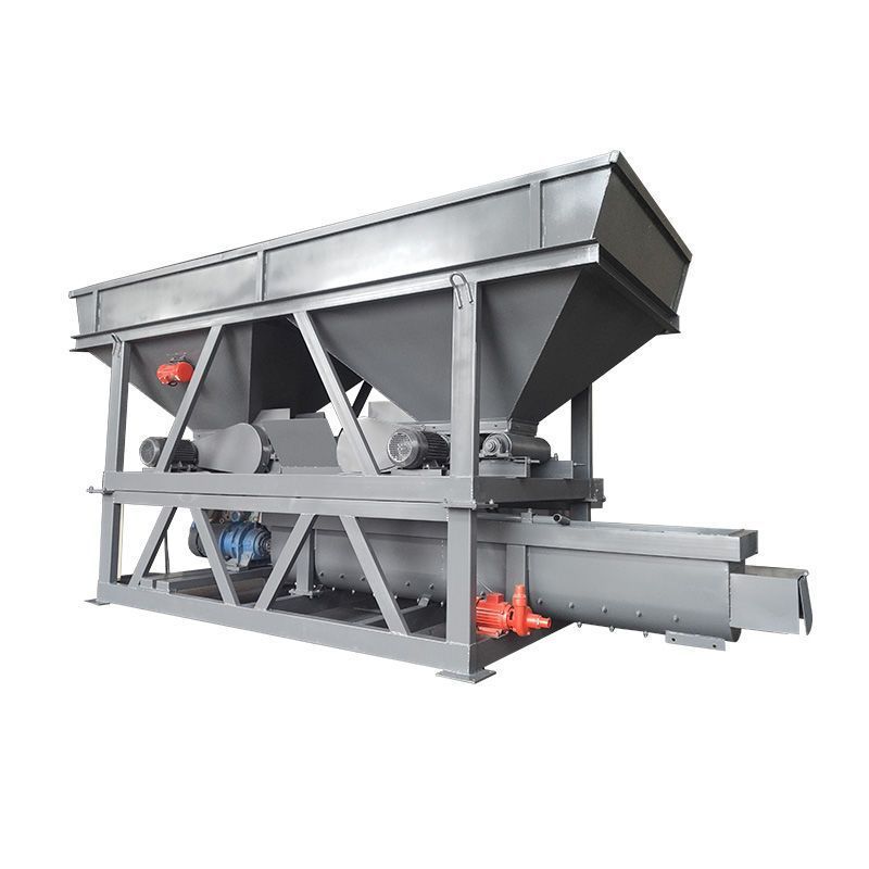 混凝土配料搅拌一体机简易型移动式连续配料称重稳定站拌合土设备