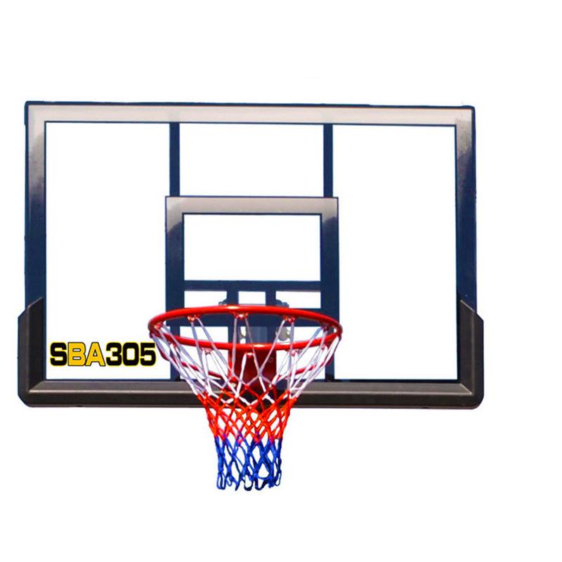 sba305-008s墙壁式成人家用篮球框壁挂式透明篮球板投篮篮球架