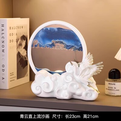 创意一帆风顺计时器流沙画摆件家居客厅装饰品电视柜酒柜乔迁礼品