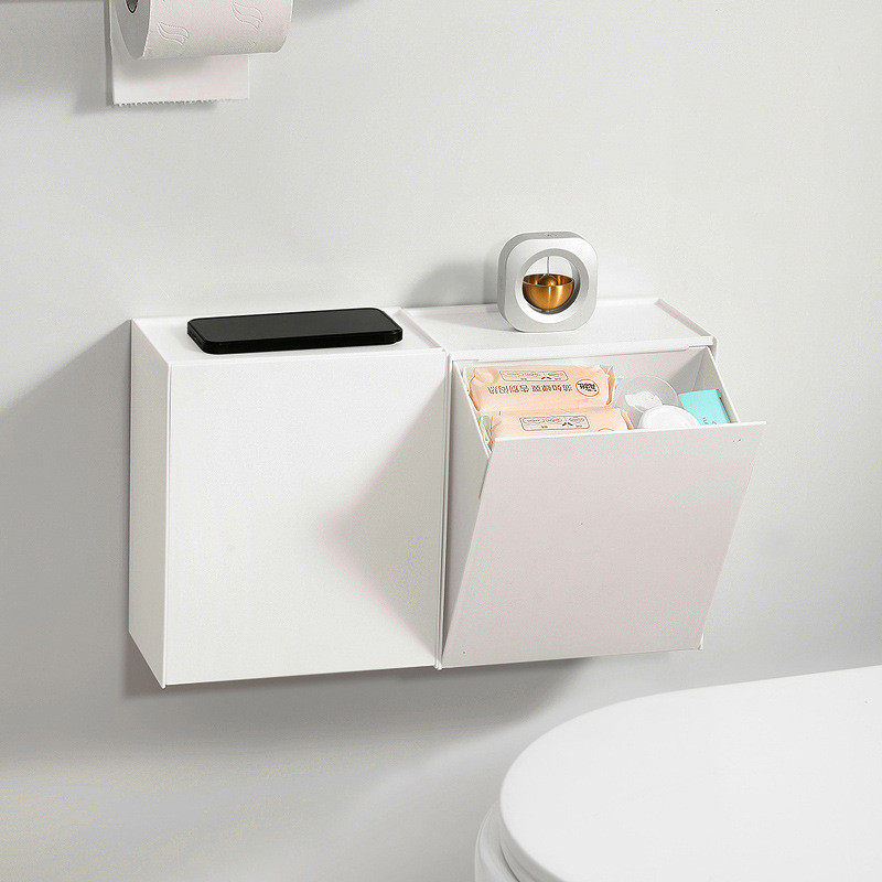 方形壁挂收纳筐 收纳盒 垃圾桶 置物筐 多功能家用盒置物浴室,收纳整理,壁式收纳盒,淘宝优惠券,粉丝福利购,淘宝优惠卷