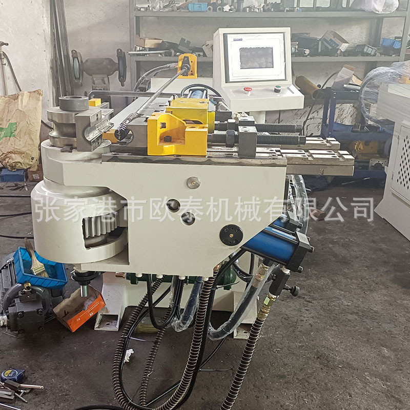 单头伺服送料全自动液压小型抽芯不锈钢管方管圆管铝管数控弯管机