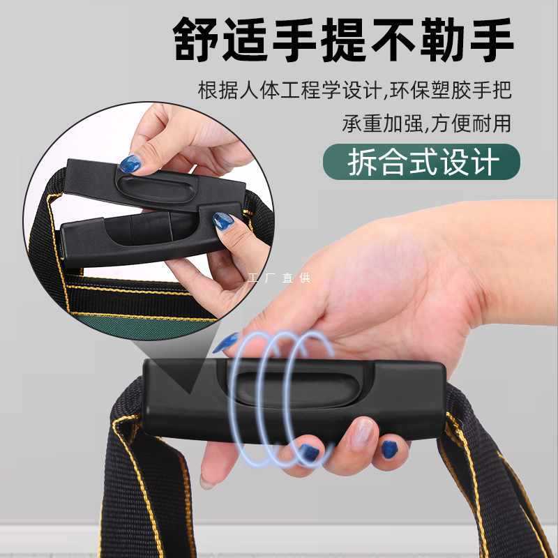 5IJO多功能耐磨工具包帆布加厚电工木工水电维修防水大号加大手提
