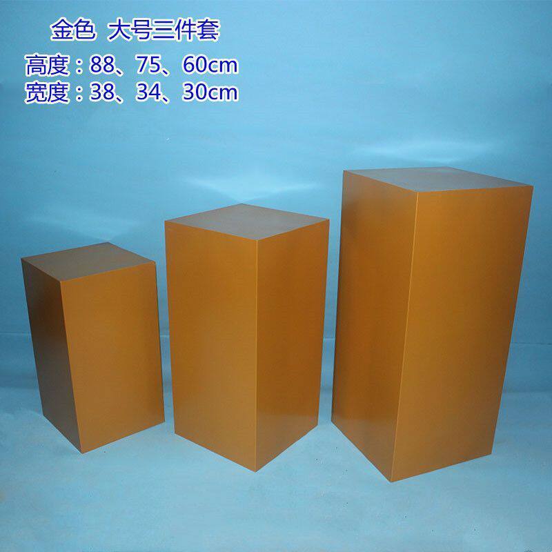婚庆道具新款铁艺圆柱甜品桌圆筒甜品台签到摆件生日派对展示区