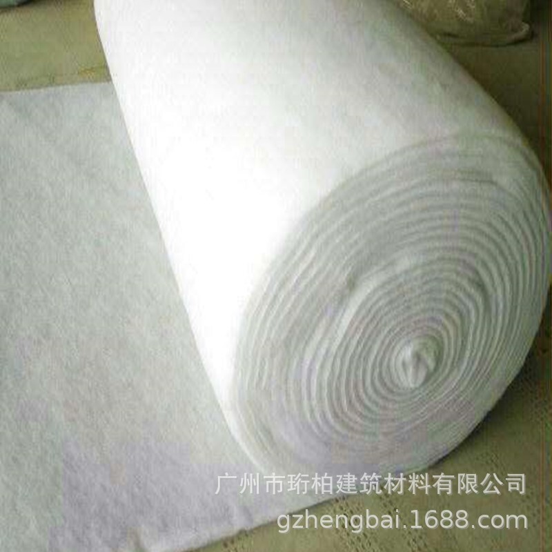 广州供应道路养护白色土工布路基渗水护坡土工布200g