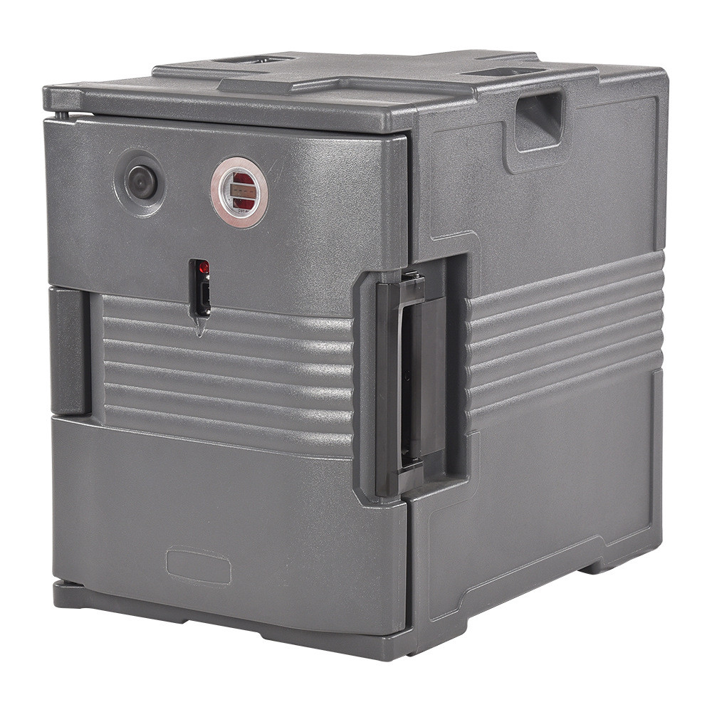 90升插电恒温塑滚保温箱发泡保温箱食品保温箱学校酒店送餐保温箱