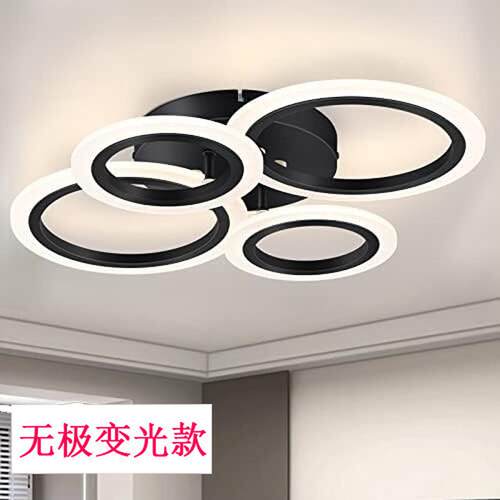 电商简约现代led灯灯客厅吸顶灯圈圈大灯卧室灯圆形家居灯饰