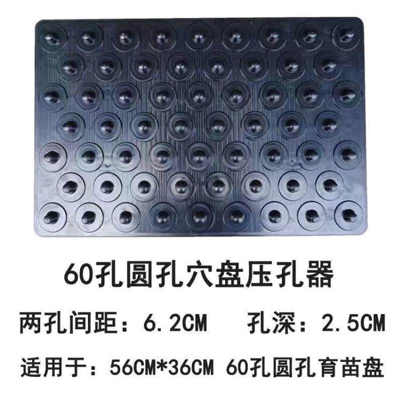 育苗穴压营养土起苗器打孔器塑料压穴板盘孔播种工具压坑