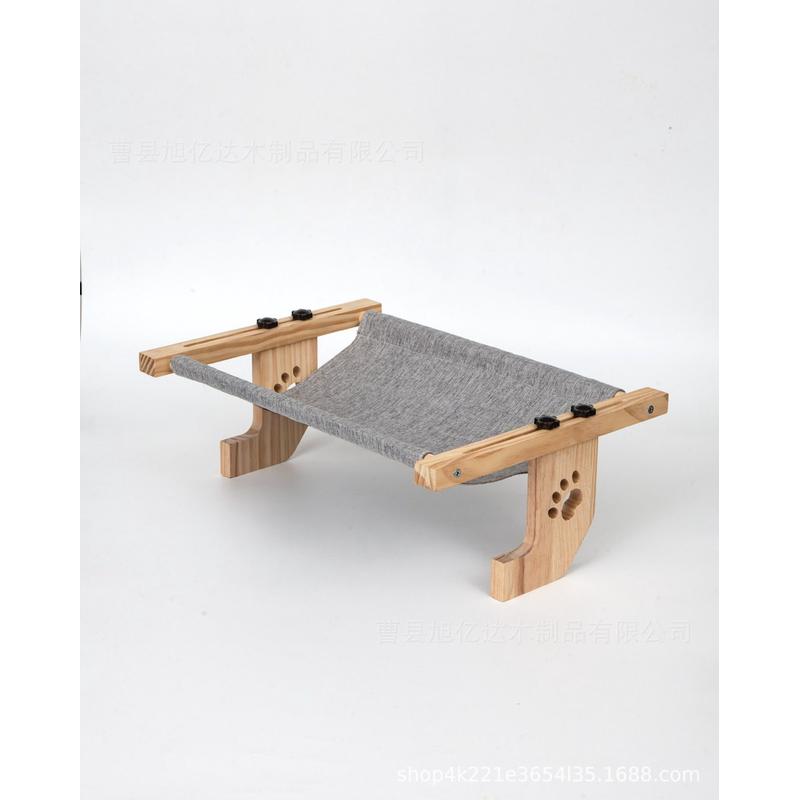 挂篮猫咪吊床可挂阳台猫咪晒太阳猫咪窗台猫窝猫床实木可拆卸