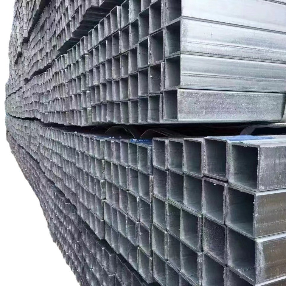 方管矩形扁冷热铁管轧镀锌方管建筑钢材空心铁管加厚方形钢管加工