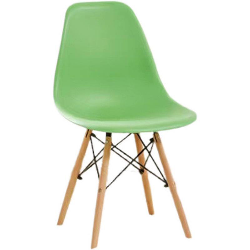 厂家生产餐椅简约木时尚户外休闲洽谈办公椅塑料靠背椅北欧椅