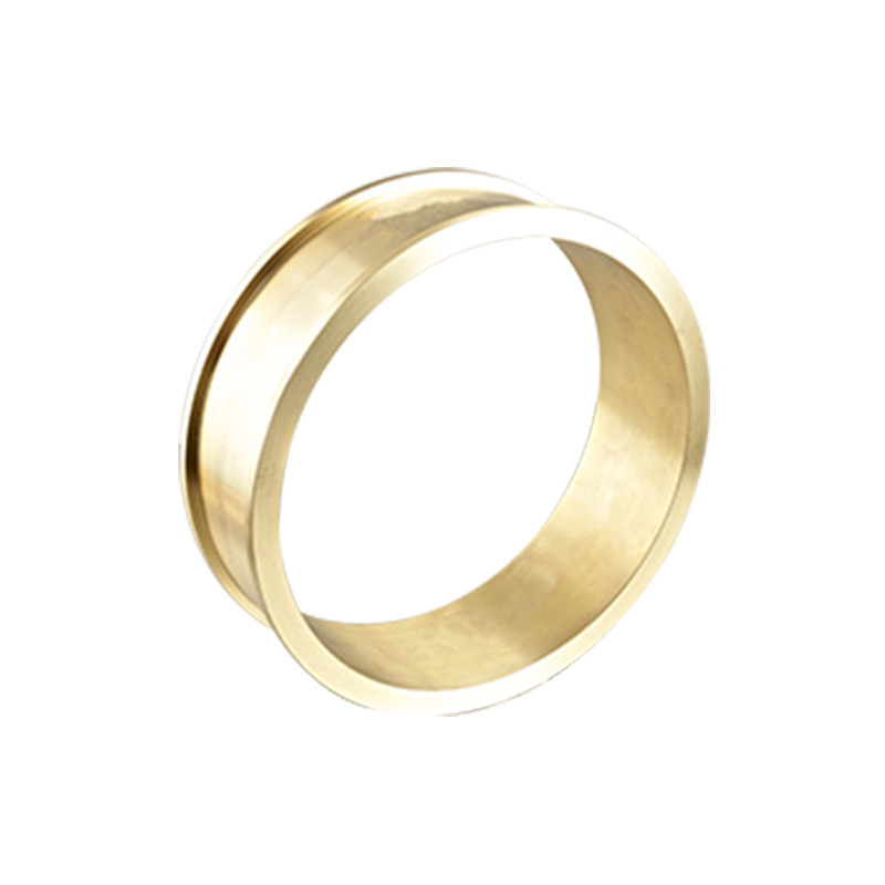 薄壁铜套薄壁管套黄铜精密切割空心铜套定尺切割折弯黄铜套加工