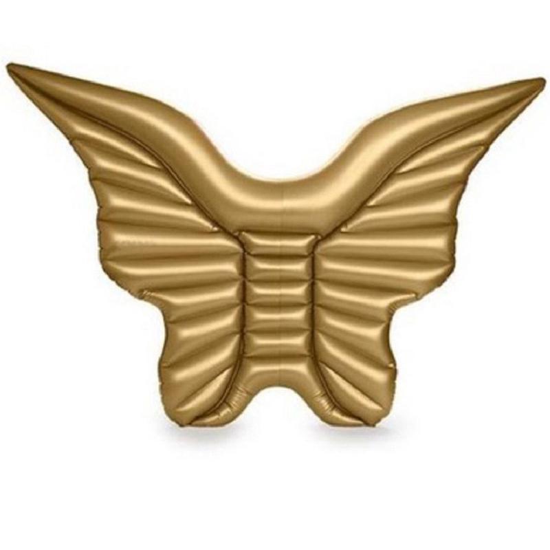 现货批发充气零售蝴蝶翅膀游泳圈水上天使翅膀浮排天使之翼坐骑