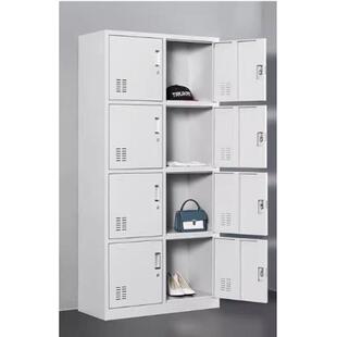 更衣柜钢制员工健身房浴室储物带锁衣柜子多门拆装铁皮两门收纳柜