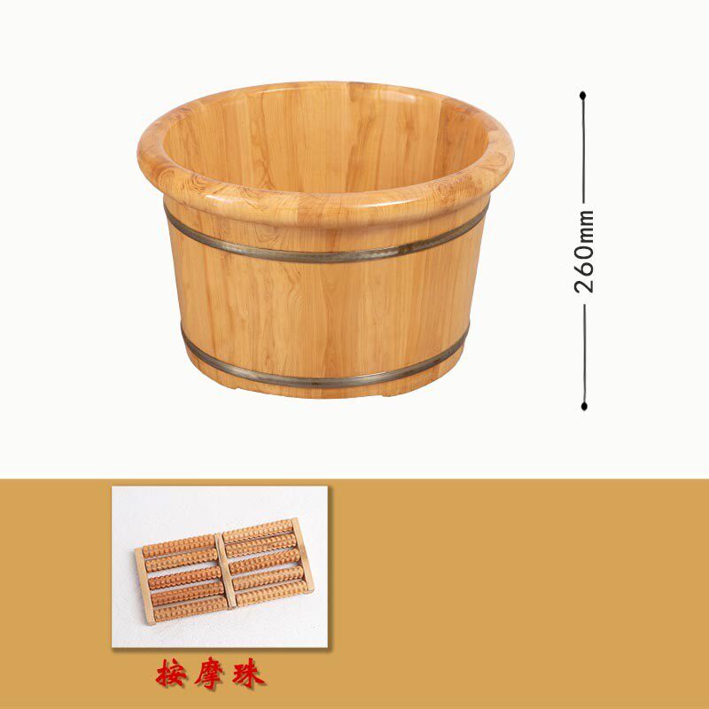 泡脚盆木桶香柏小号家用木足浴加厚洗脚盆木盆洗脚浴足桶实木泡脚