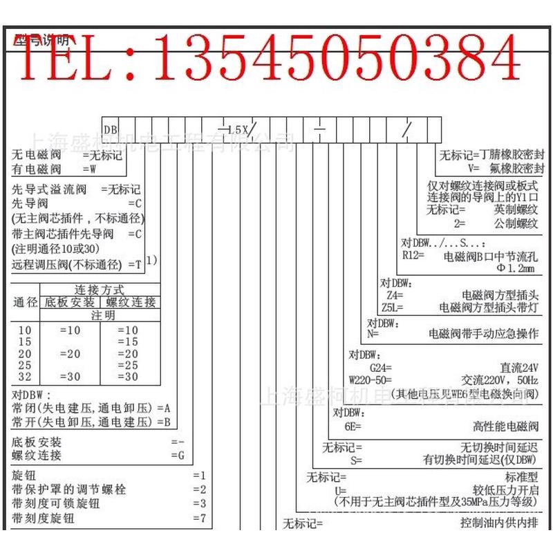 DBW20 DBW30 DBW10B-1-L5X/20-6EW220-50N9Z5L上海立新电磁溢流阀