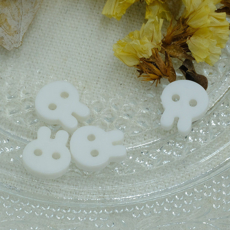 珍珠光感白色兔子头纽扣,居家布艺,纽扣,淘宝优惠券,粉丝福利购,淘宝优惠卷