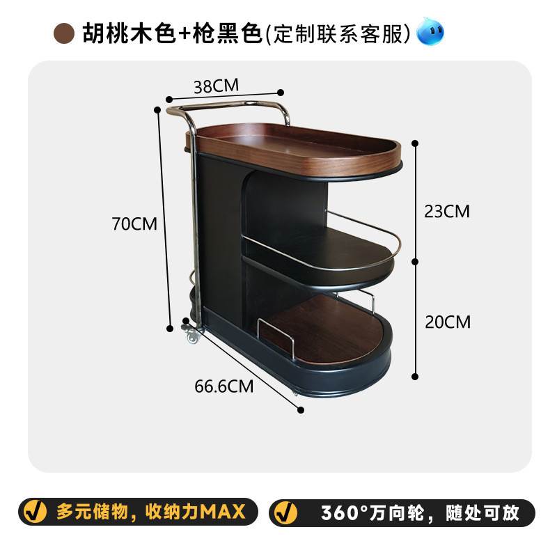 小桌子移动沙发边几推车客厅茶几可阳台小型创意卧室床头柜感