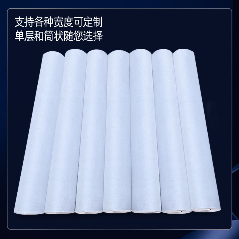 热销白色编织袋布布料桶料蛇皮袋筒料卷布卷半成品包裹袋单片缠绕